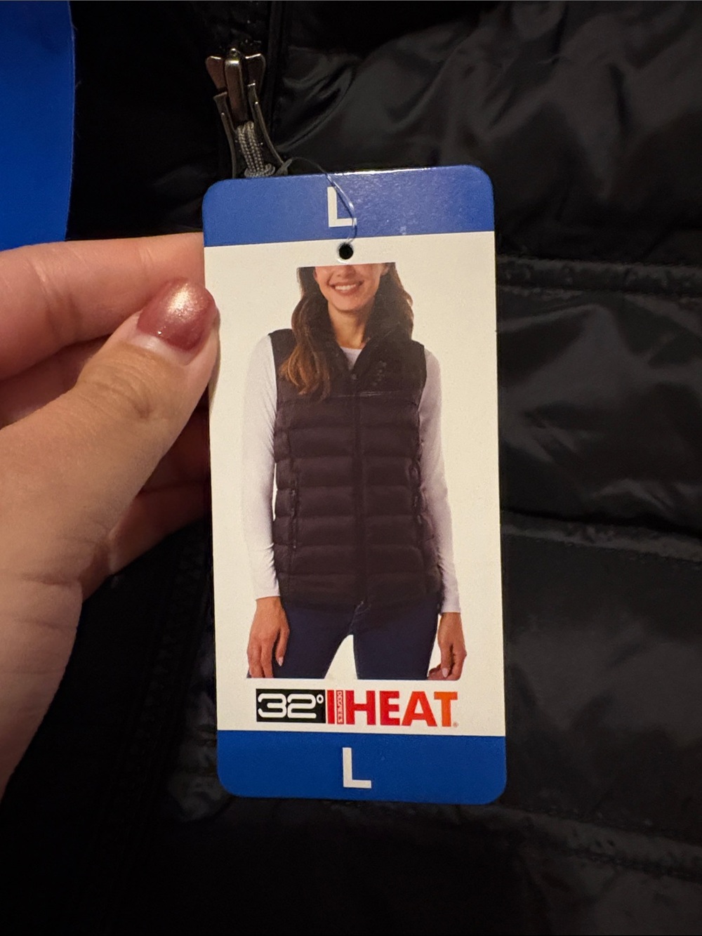 NWT 32 Degrees Black Puffer Vest